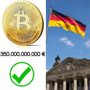 Alemania aprueba a sus fondos de inversión invertir en bitcoins el 20% de sus activos 350.000 millones de euros