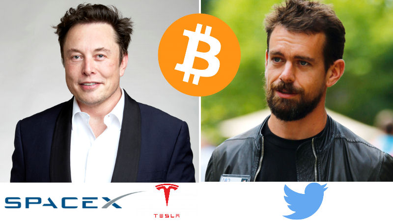 La charla de Elon Musk y Jack Dorsey Twitter sobre Bitcoin